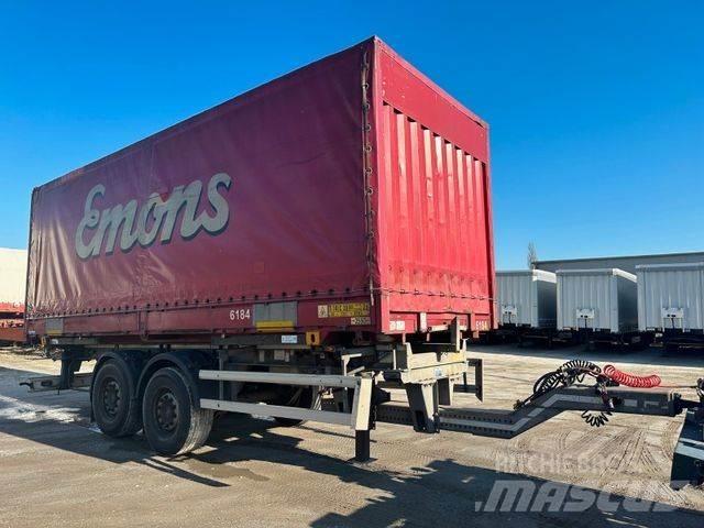 Krone 7,45 Edscha 篷布货车