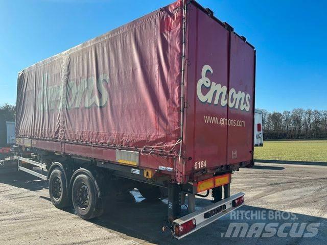 Krone 7,45 Edscha 篷布货车