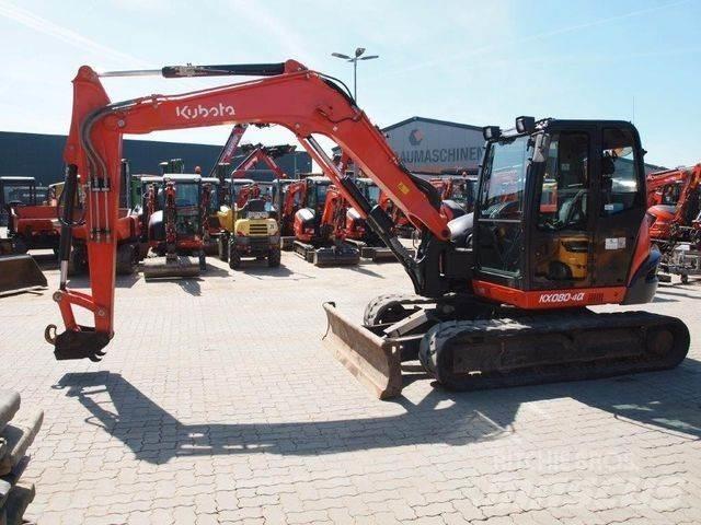 Kubota KX080-4a 小型挖掘机