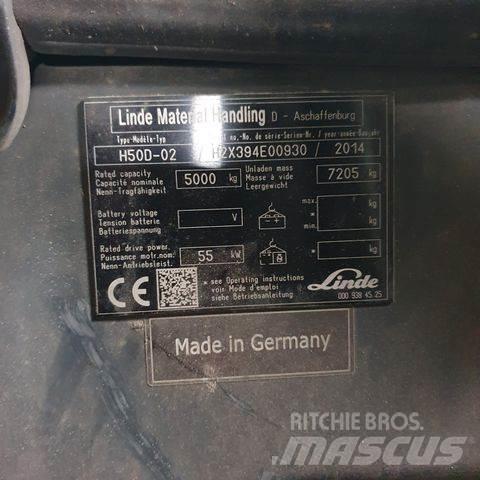 Linde H50D-02 柴油叉车