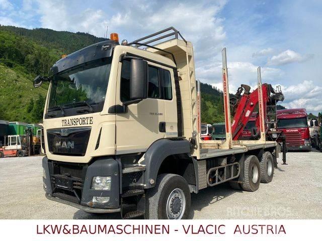 MAN TGS 33.480 6x6 木材运输车
