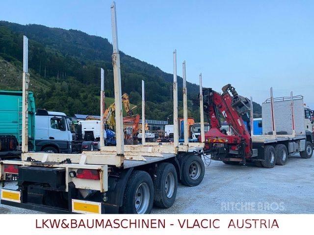 MAN TGS 33.480 6x6 木材运输车