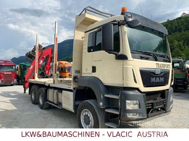MAN TGS 33.480 6x6 木材运输车
