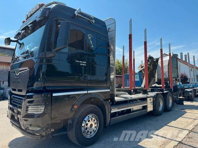 MAN TGX 26.580 木材运输车