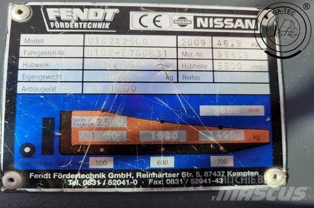 Nissan U1D2A25LQ 天然气叉车
