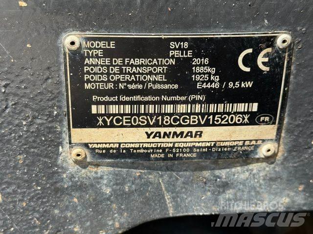 Yanmar SV 18 小型挖掘机