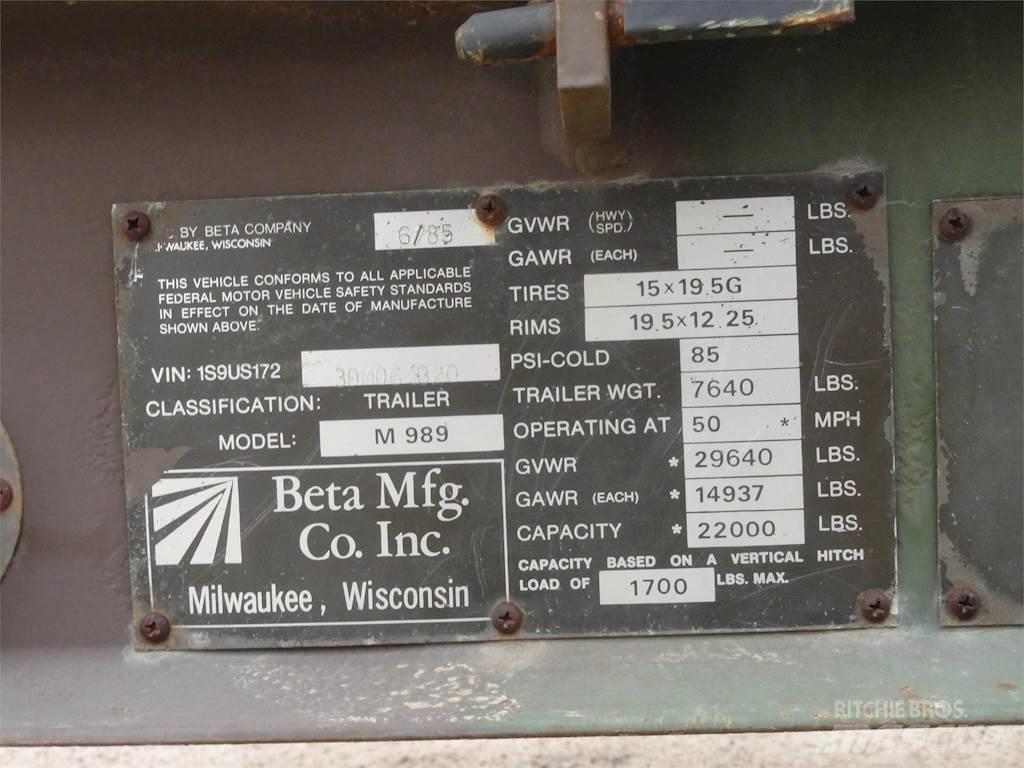 Beta M989 其他拖车