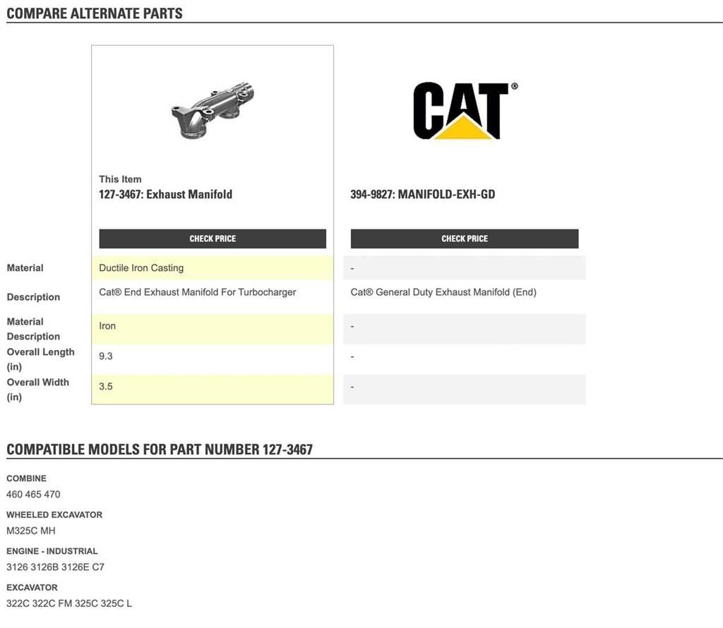 CAT 3126 运输工具-其他