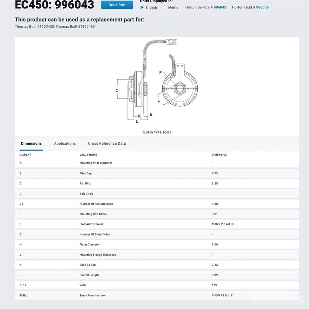 CAT 3126 运输工具-其他