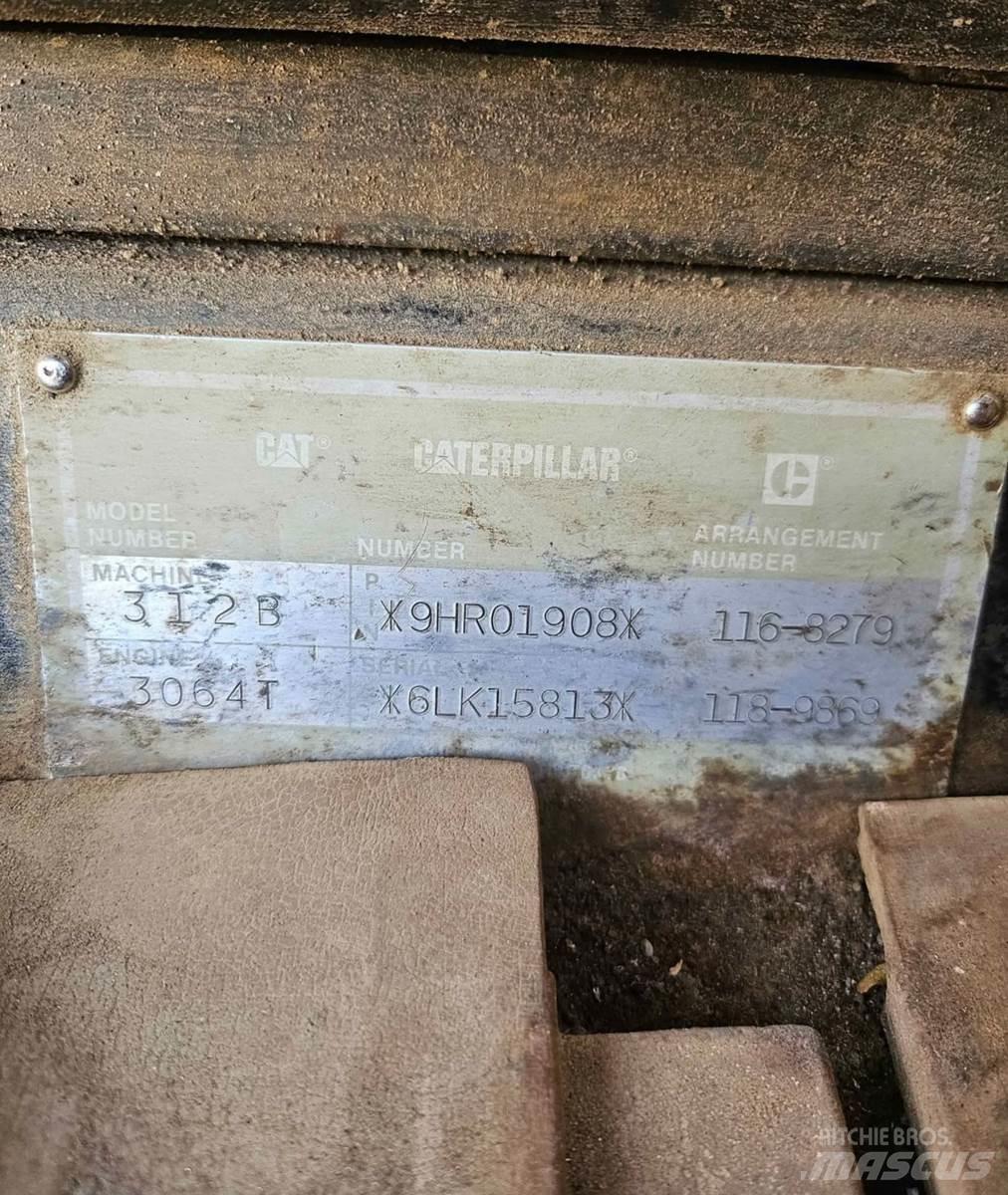 CAT 312B 履带挖掘机