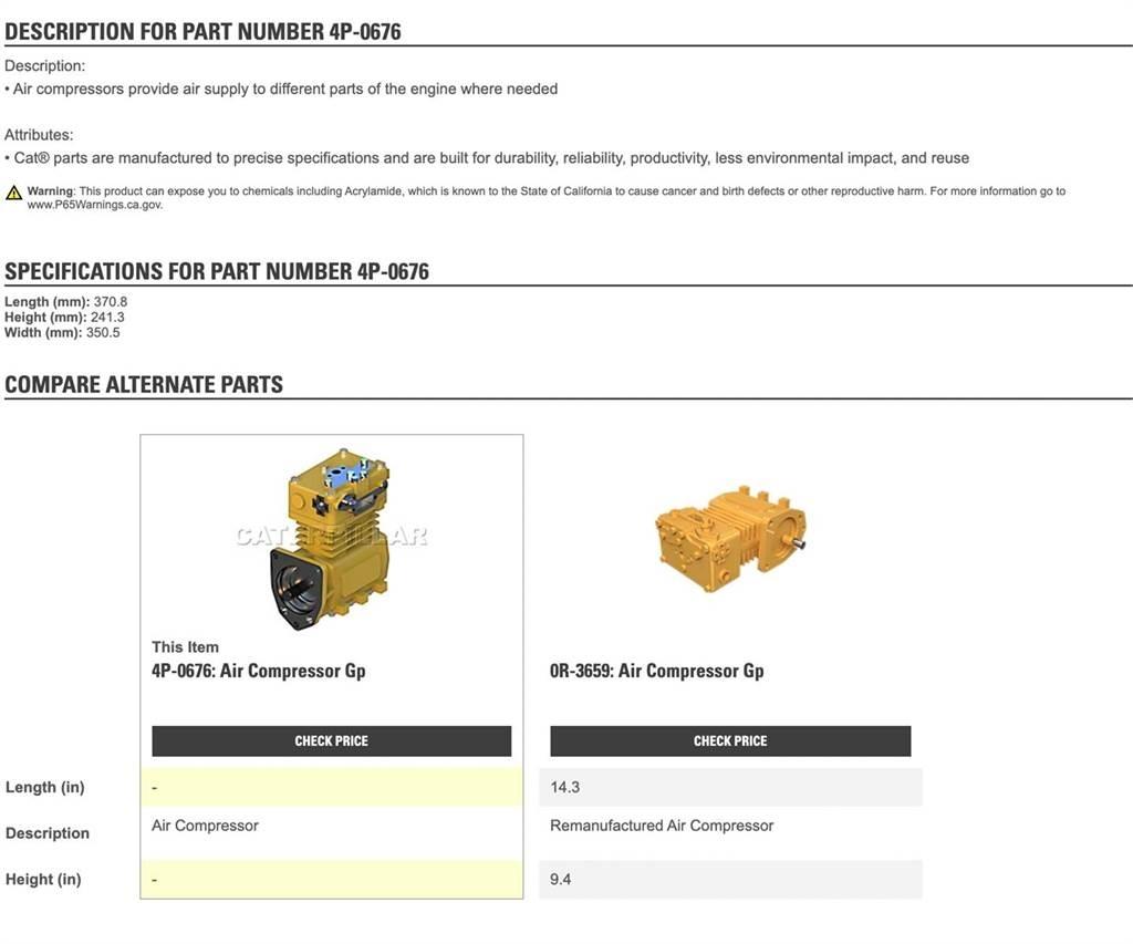 CAT 3406 运输工具-其他