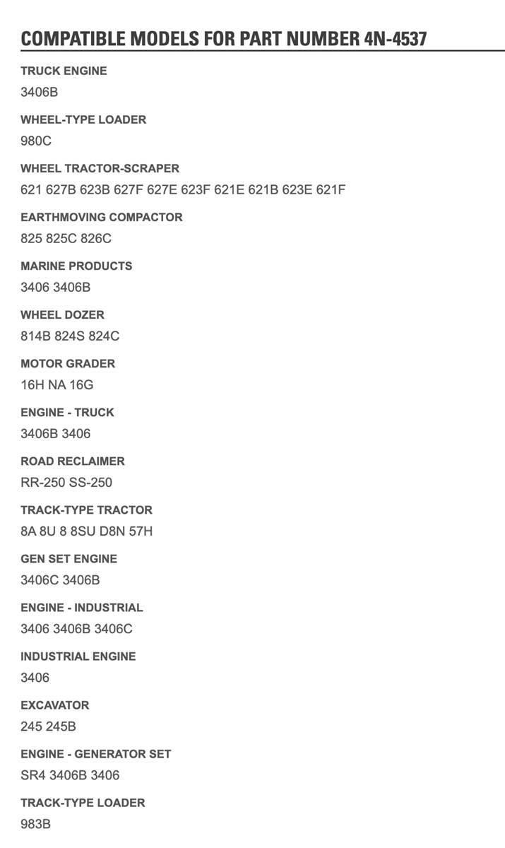 CAT 3406 运输工具-其他