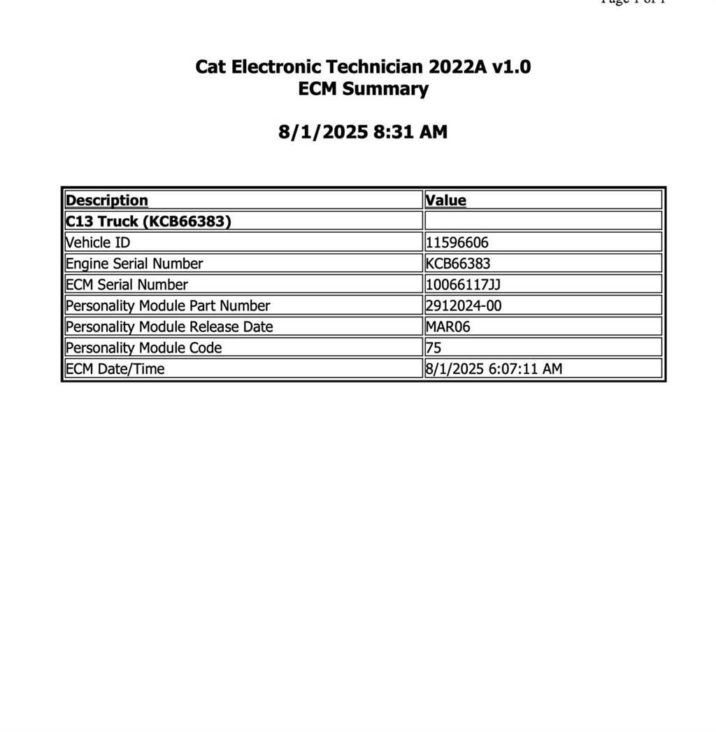 CAT C13 电子设备