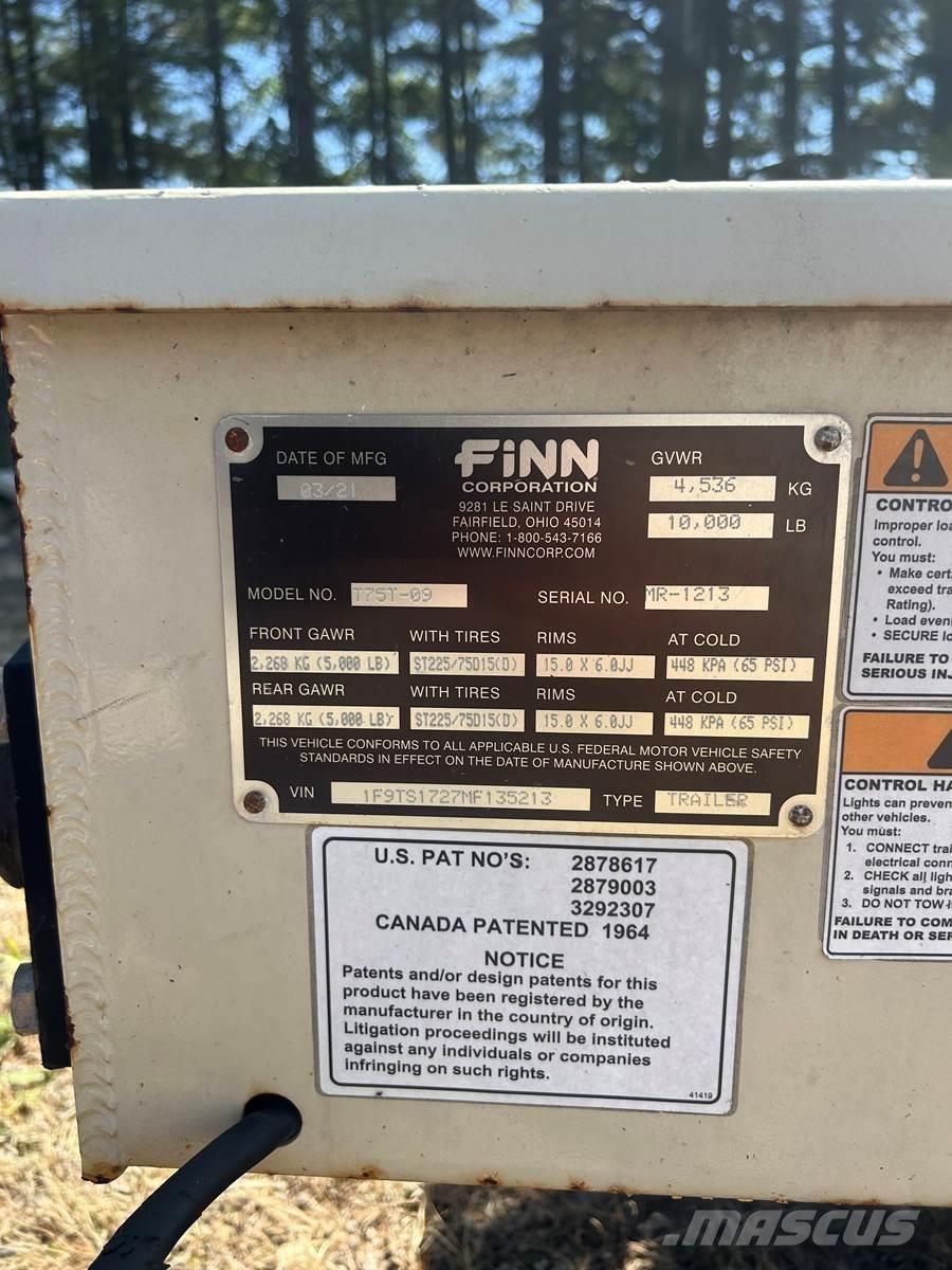 Finn T75T 装料斗，气动吸粮机，升运机