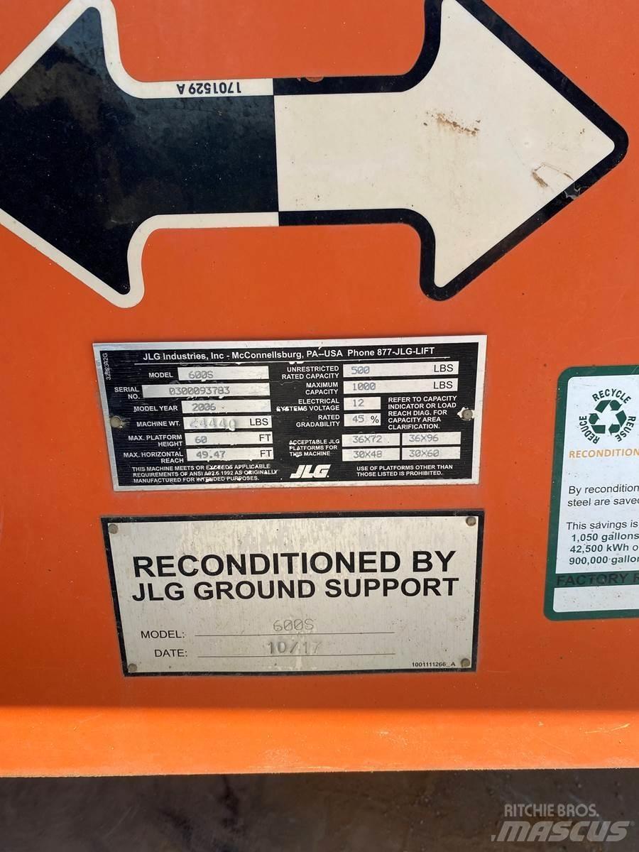 JLG 600S 直臂高空工作平台