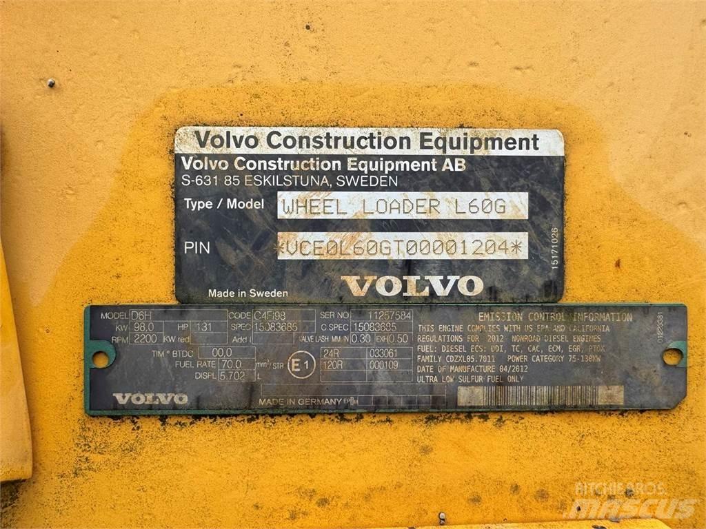 Volvo L60G 轮式装载机