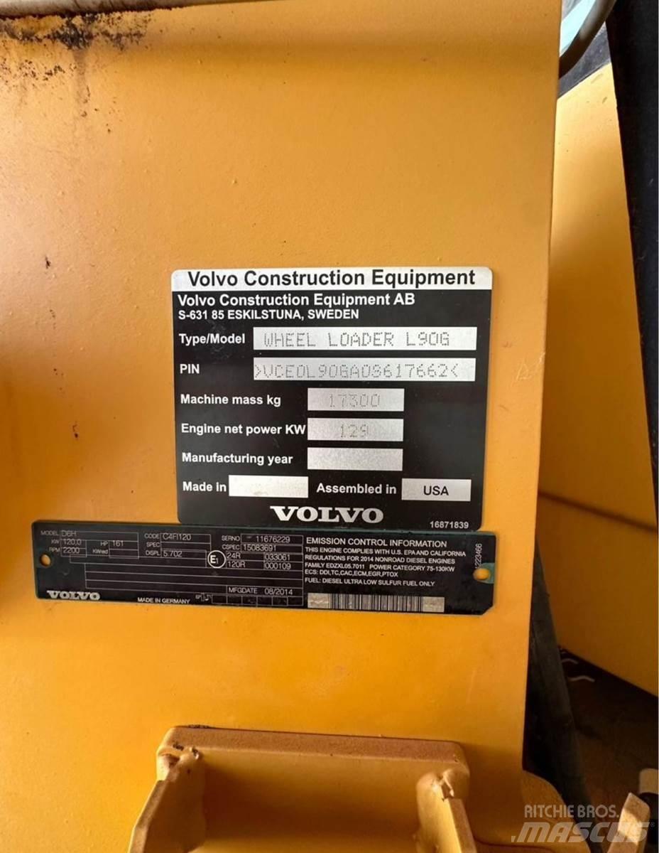Volvo L90G 轮式装载机
