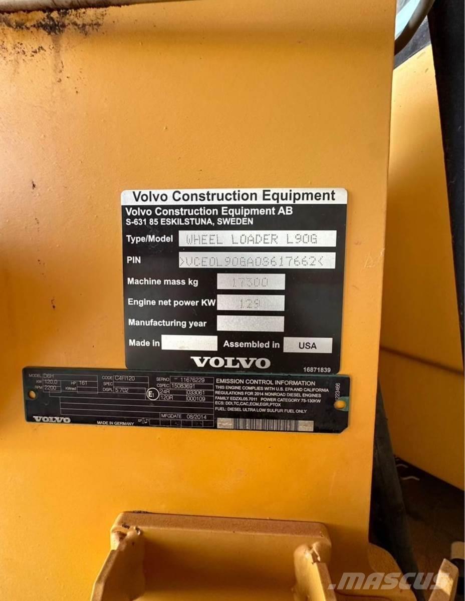 Volvo L90G 轮式装载机