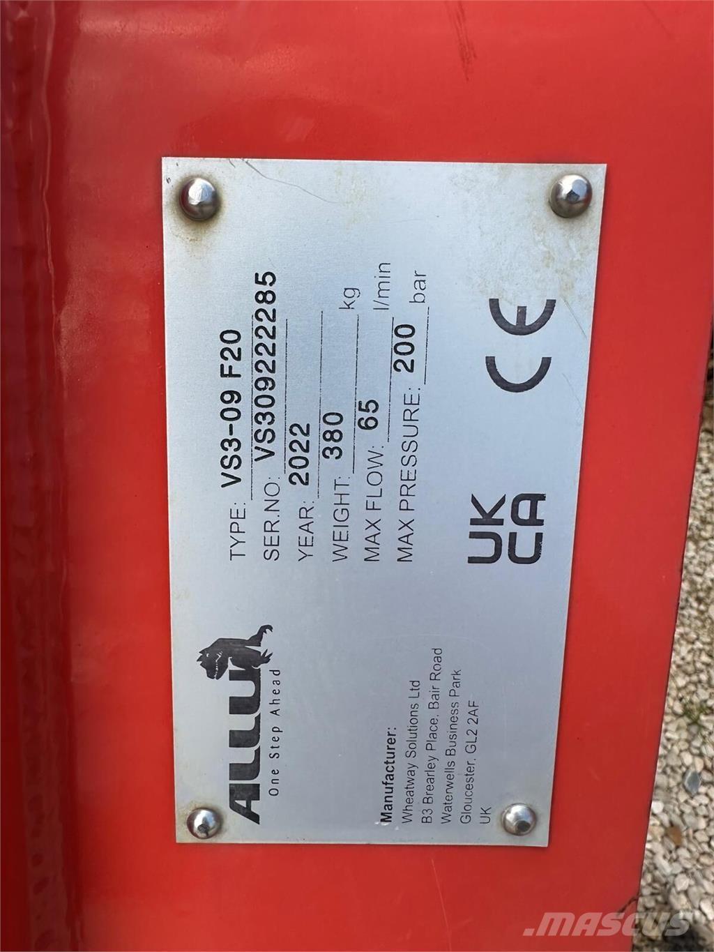 Allu VS 3-09 建筑机械-其他