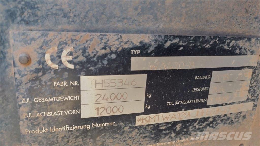 Komatsu WA 470-8 轮式装载机