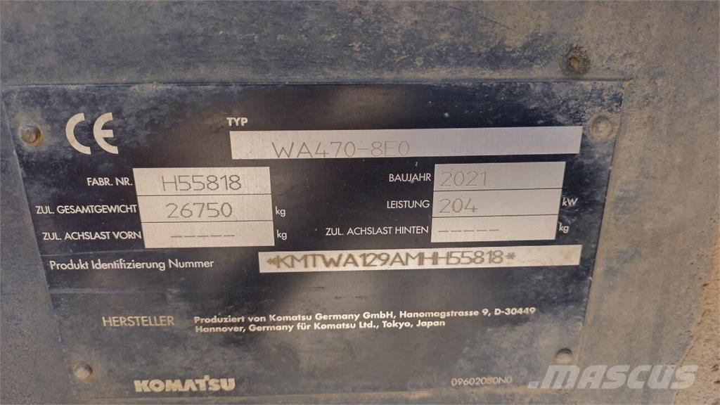 Komatsu WA 470-8 轮式装载机