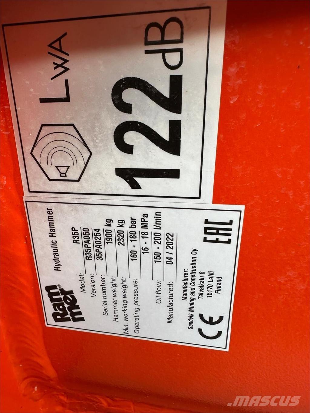 Rammer R35P 建筑机械-其他