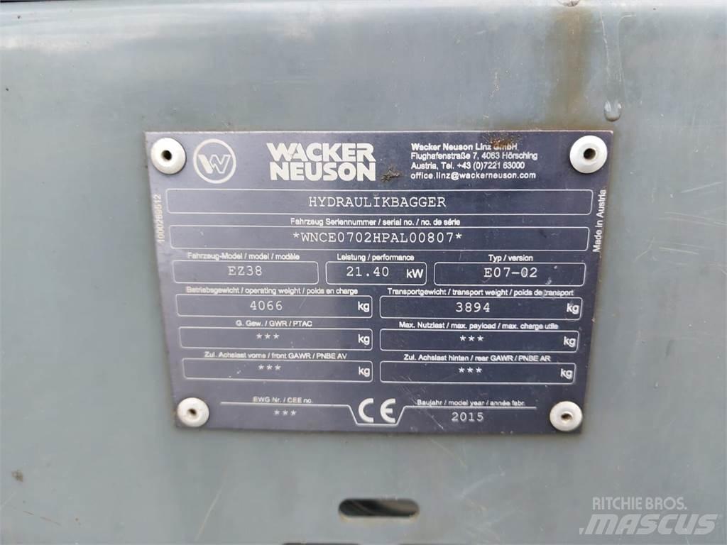 Wacker Neuson EZ38 履带挖掘机