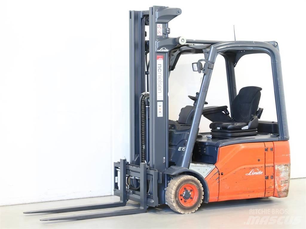 Linde E16/386-01 电动叉车