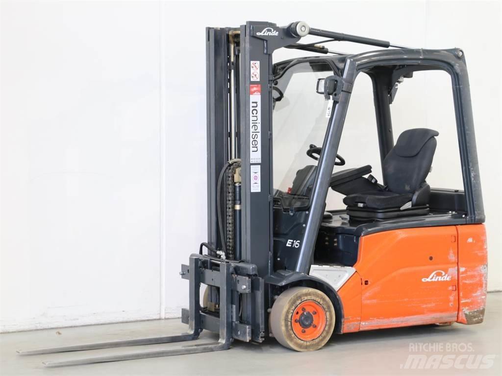 Linde E16/386-01 电动叉车