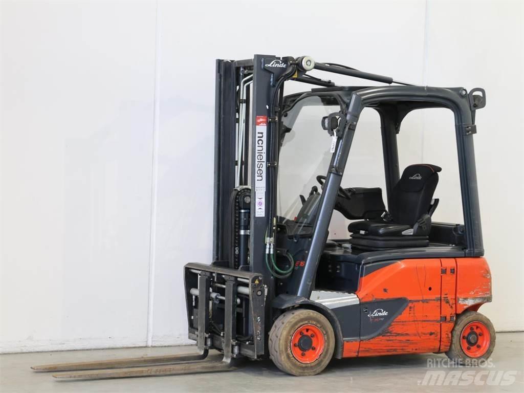 Linde E16P/386-02 电动叉车