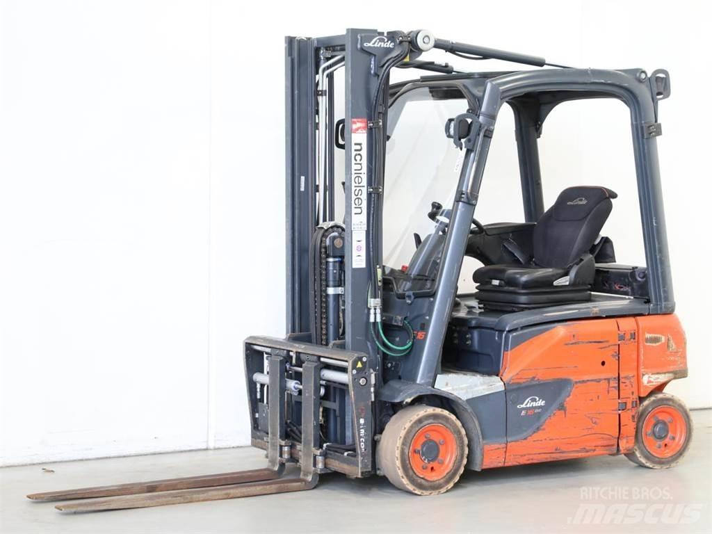 Linde E16P/386-02 电动叉车