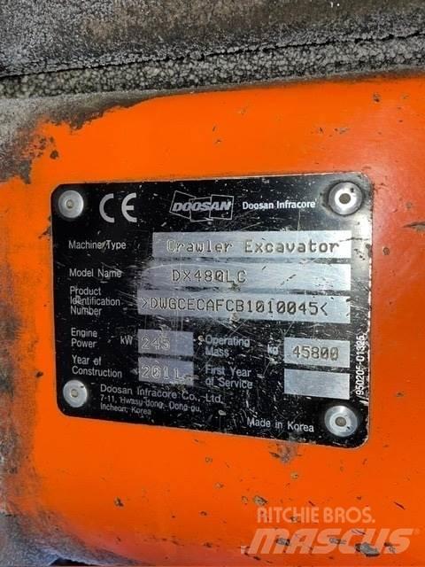 Doosan DX480LC 履带挖掘机
