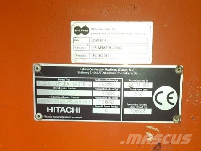 Hitachi ZW 310-6 轮式装载机