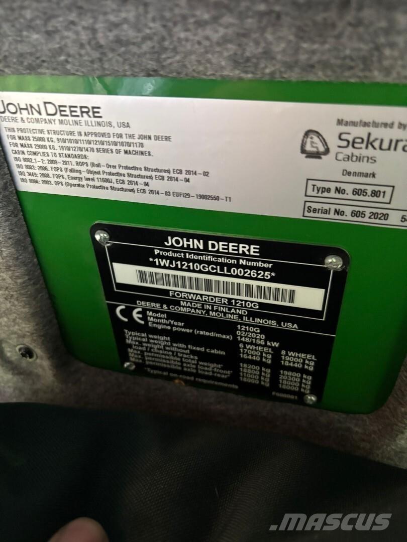 John Deere 1210G 集运机