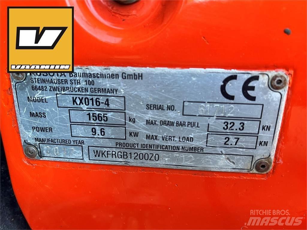 Kubota KX016-4 小型挖掘机