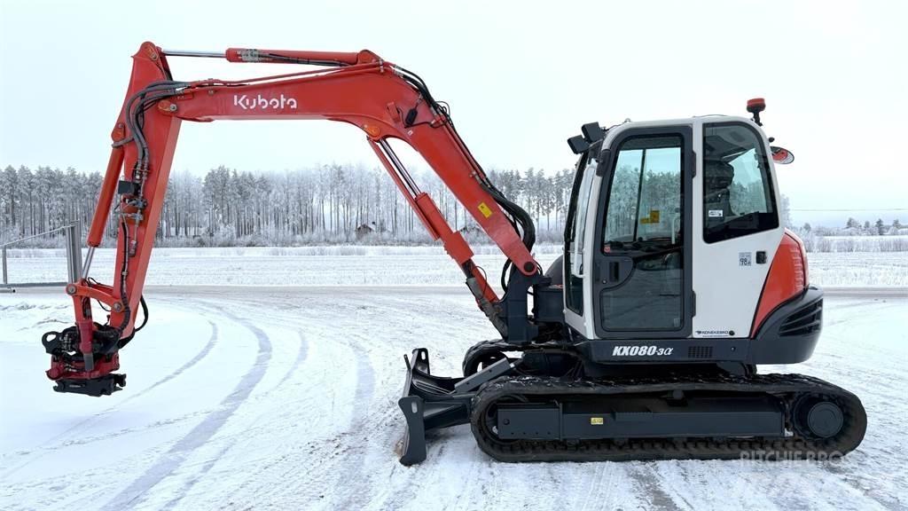 Kubota KX080-3 中型挖掘机