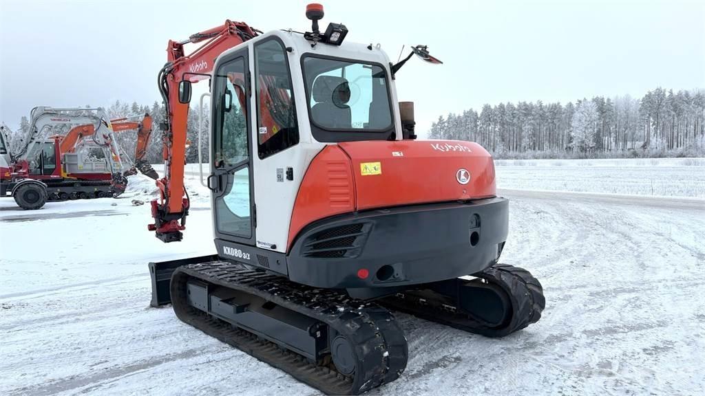 Kubota KX080-3 中型挖掘机