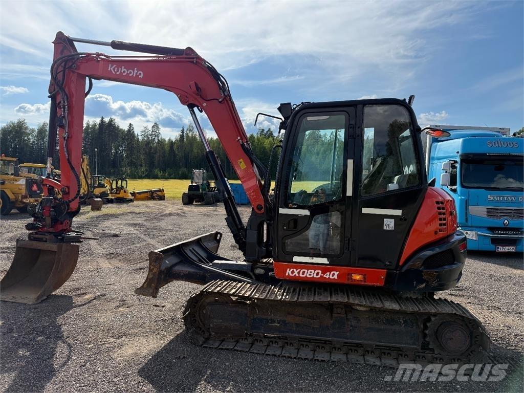 Kubota KX080-4 中型挖掘机