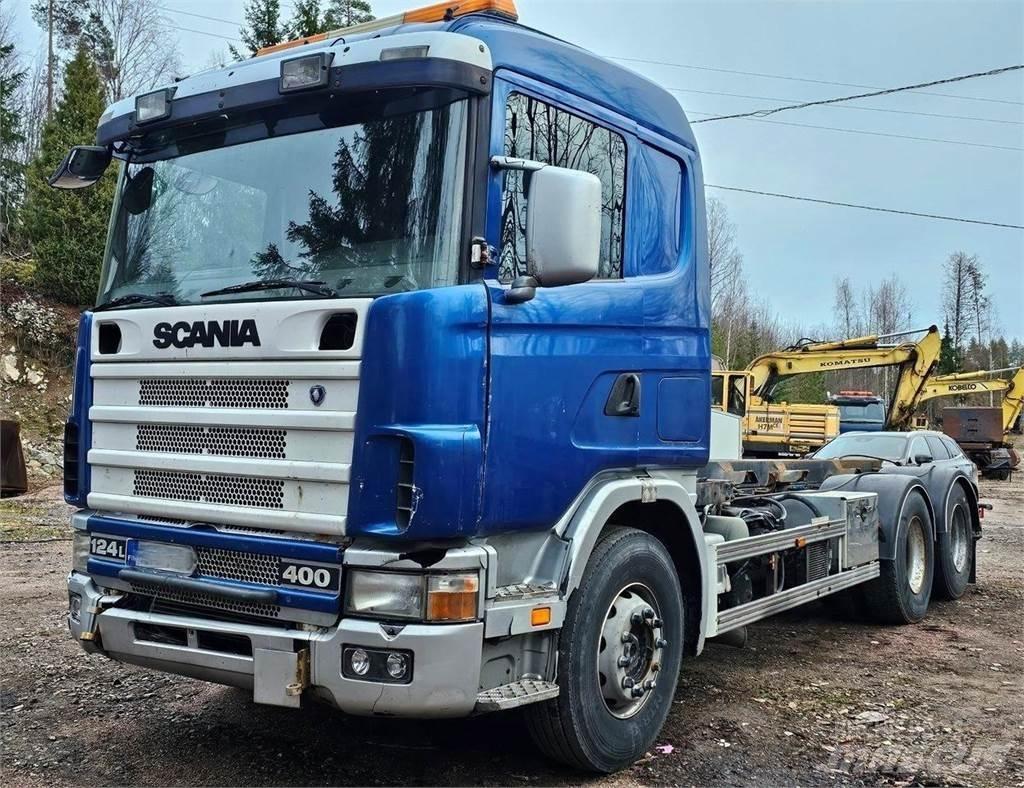 Scania 124 L 6x2 工程吊钩车