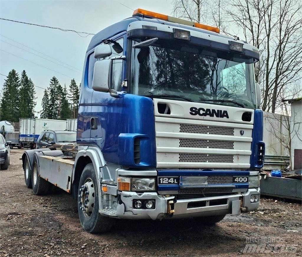 Scania 124 L 6x2 工程吊钩车