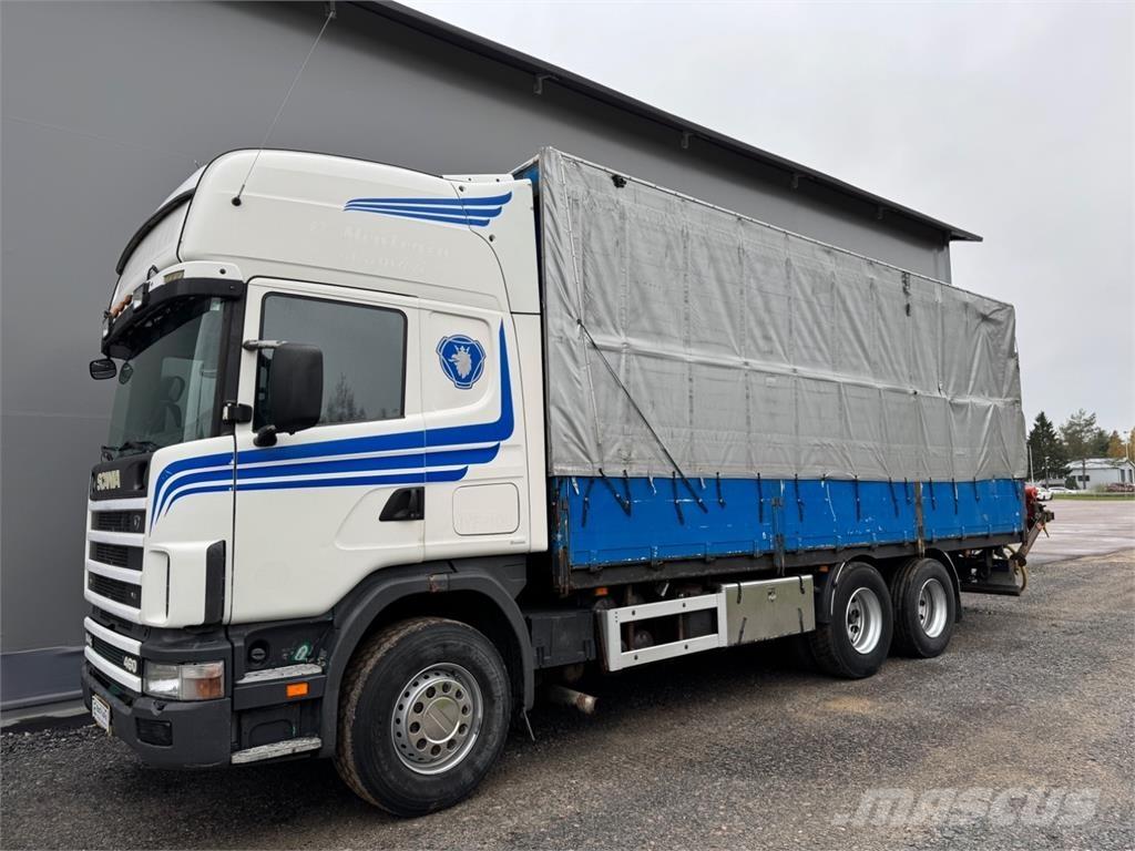 Scania 144G 6x2 起重车