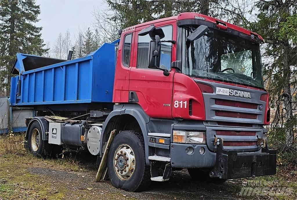 Scania P340 4x4 工程吊钩车
