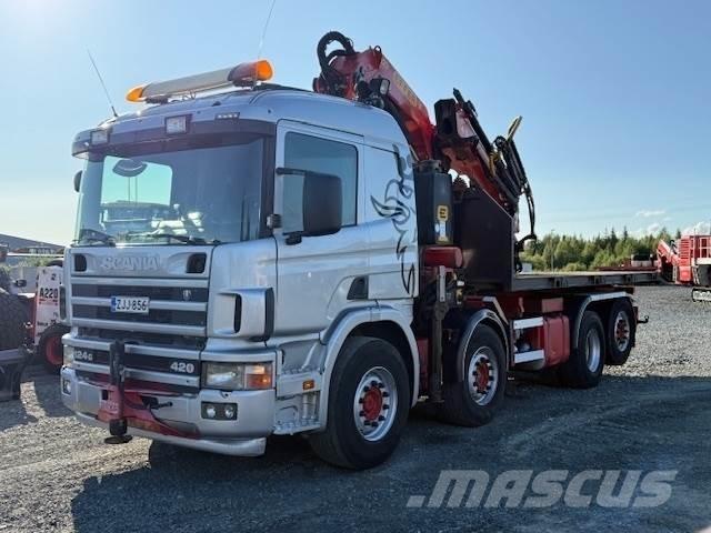 Scania R124G 起重车
