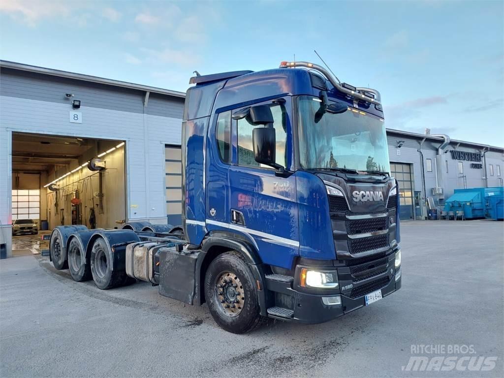 Scania R580 平板车
