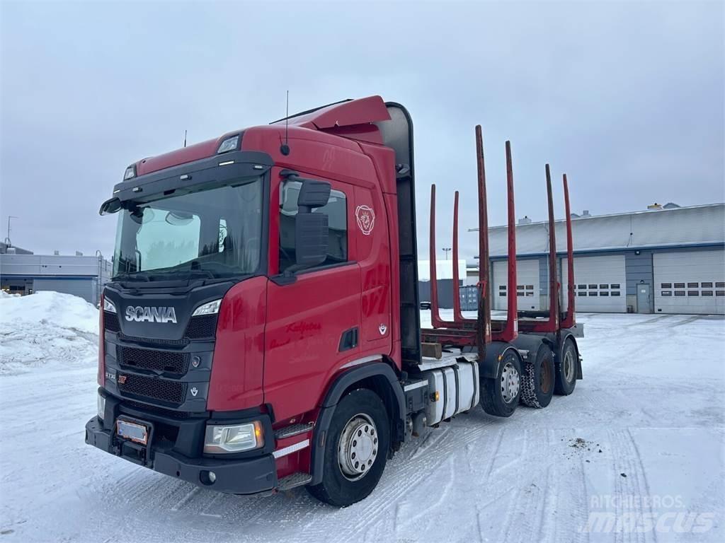 Scania R730 8x4 木材运输车