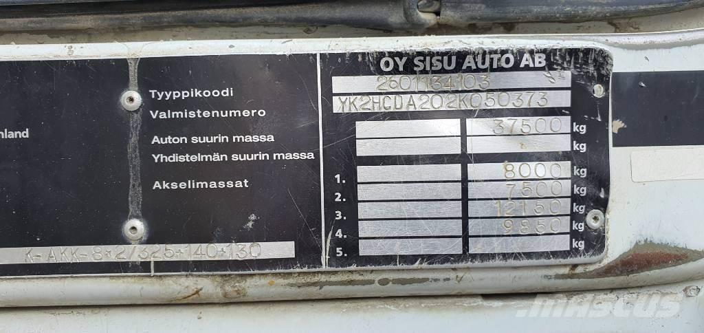 Sisu E12 8X2 自卸式货车