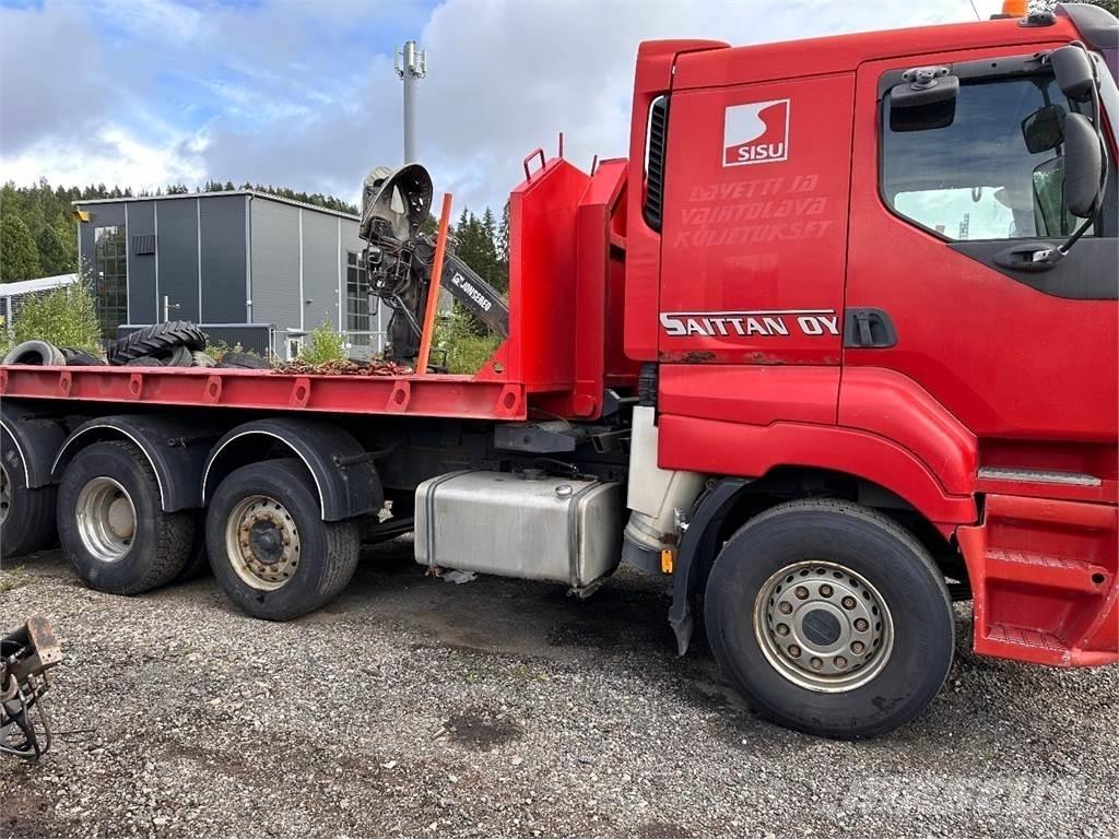 Sisu E14 8x2 工程吊钩车