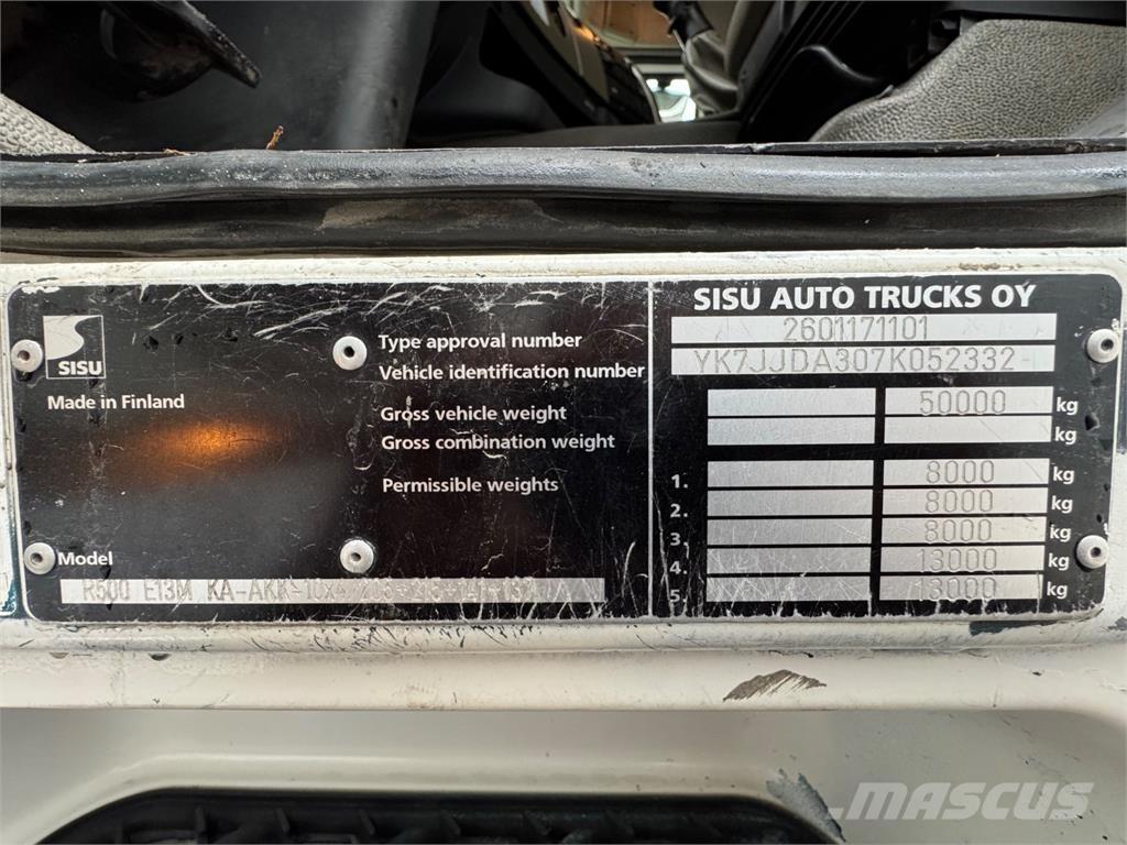 Sisu R500 10x4 林业运输车