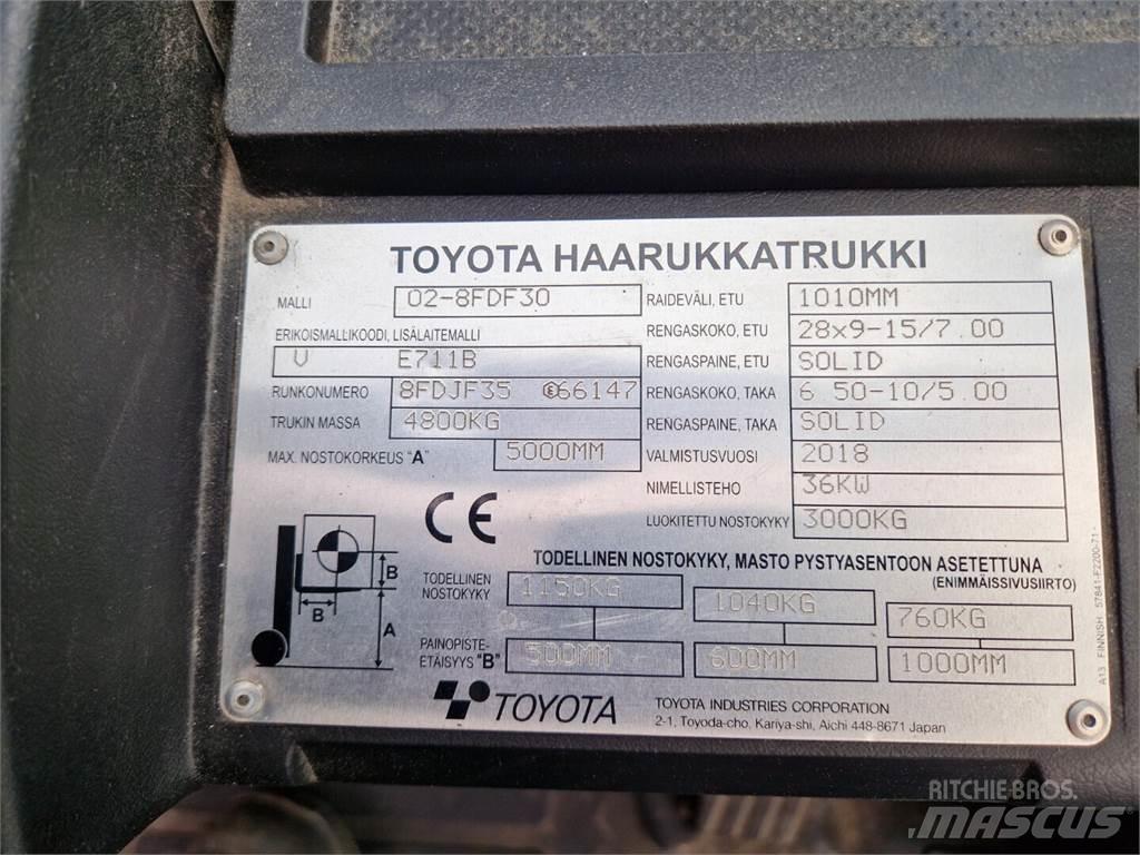 Toyota 02-8FDF30 柴油叉车