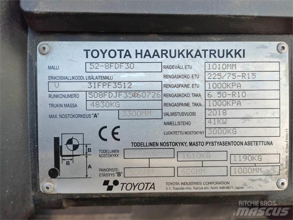 Toyota 52-8FDF30 柴油叉车